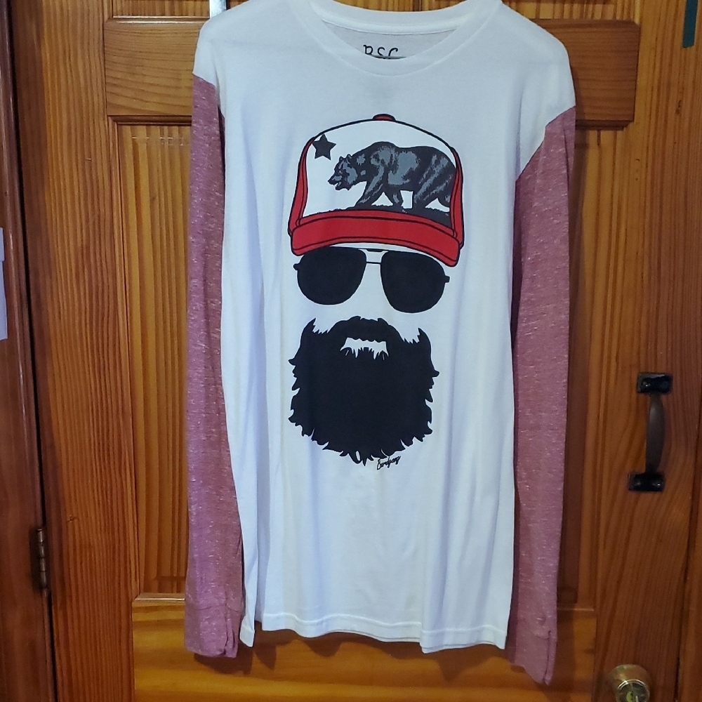 BEARDGANG T-SHIRT by B.S.C. Long Sleeve Shirt MEDIUM